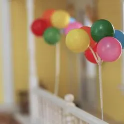 Birthday Faux Balloon Bunch Pick