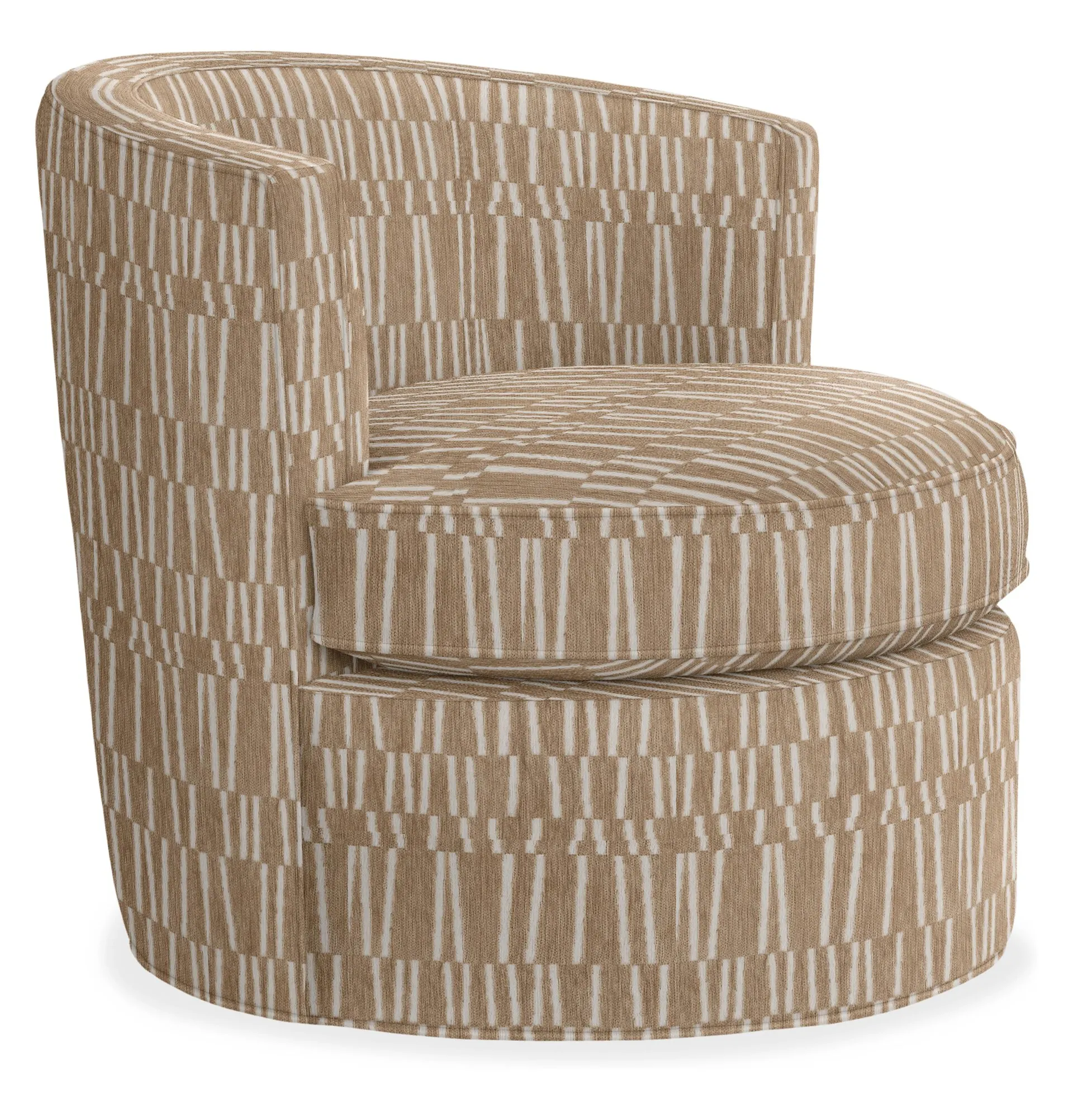 Otis Swivel Chair in Hampden Camel