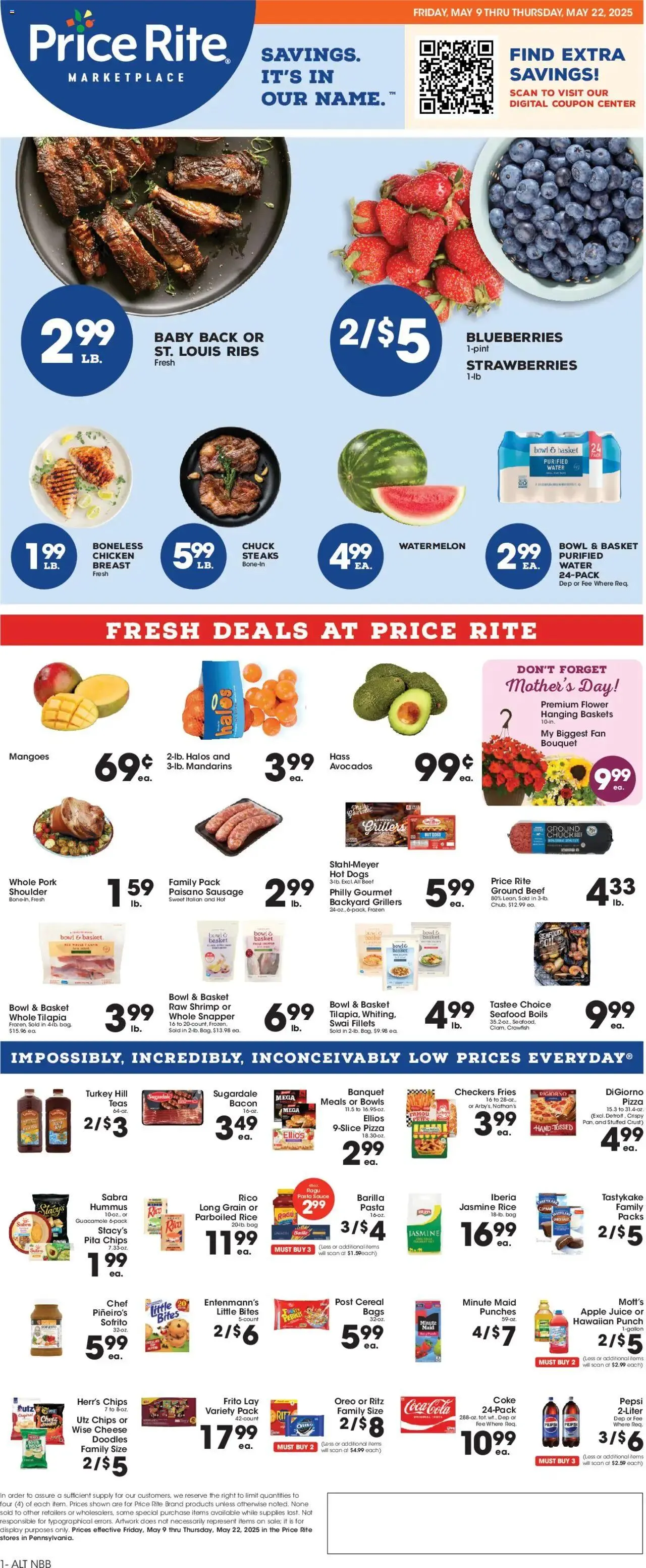 Weekly ad Price Rite Weekly Ad from May 9 to May 22 2025 - Page 1