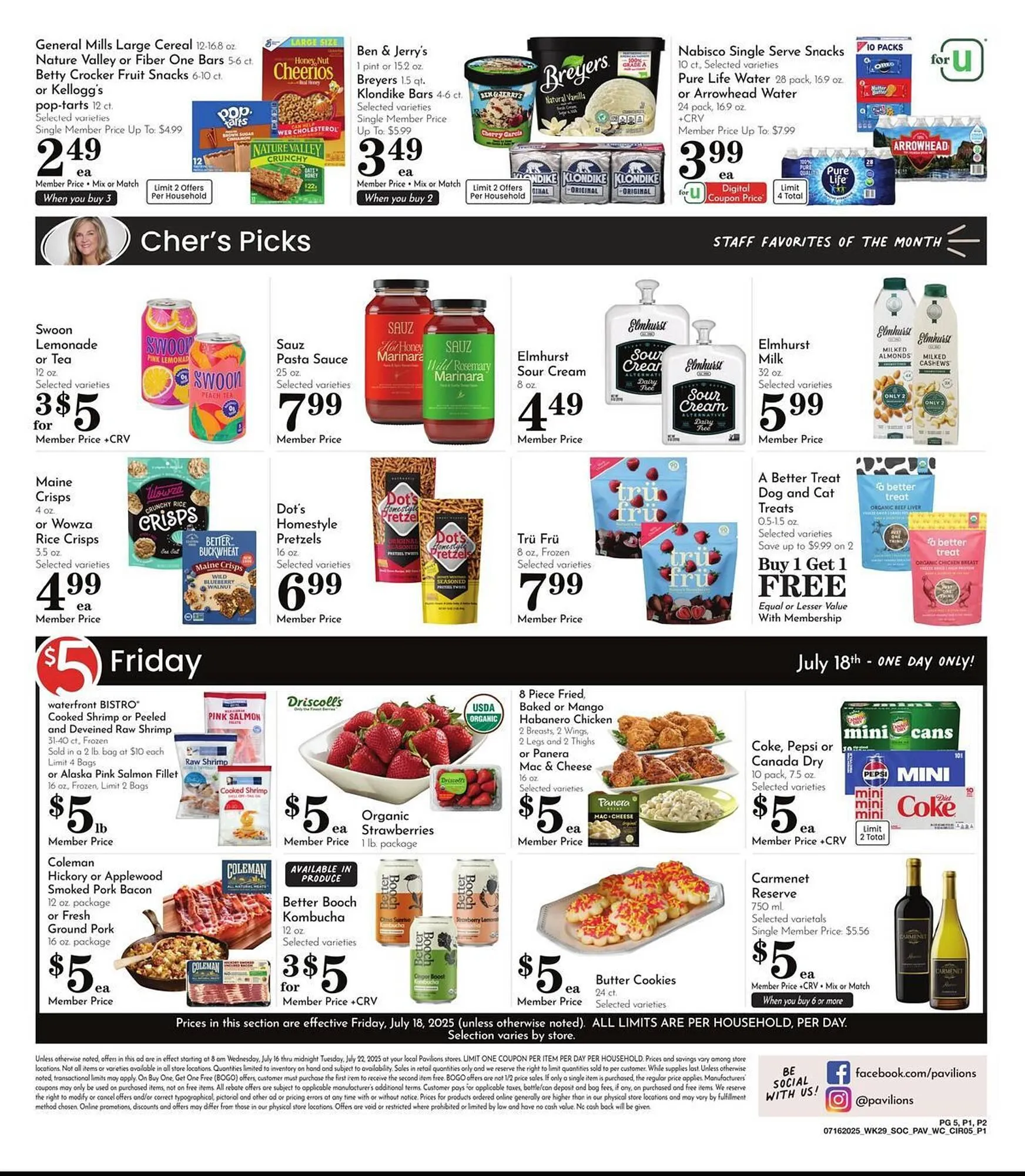 Weekly ad Pavilions Weekly Ad from July 16 to July 22 2025 - Page 5