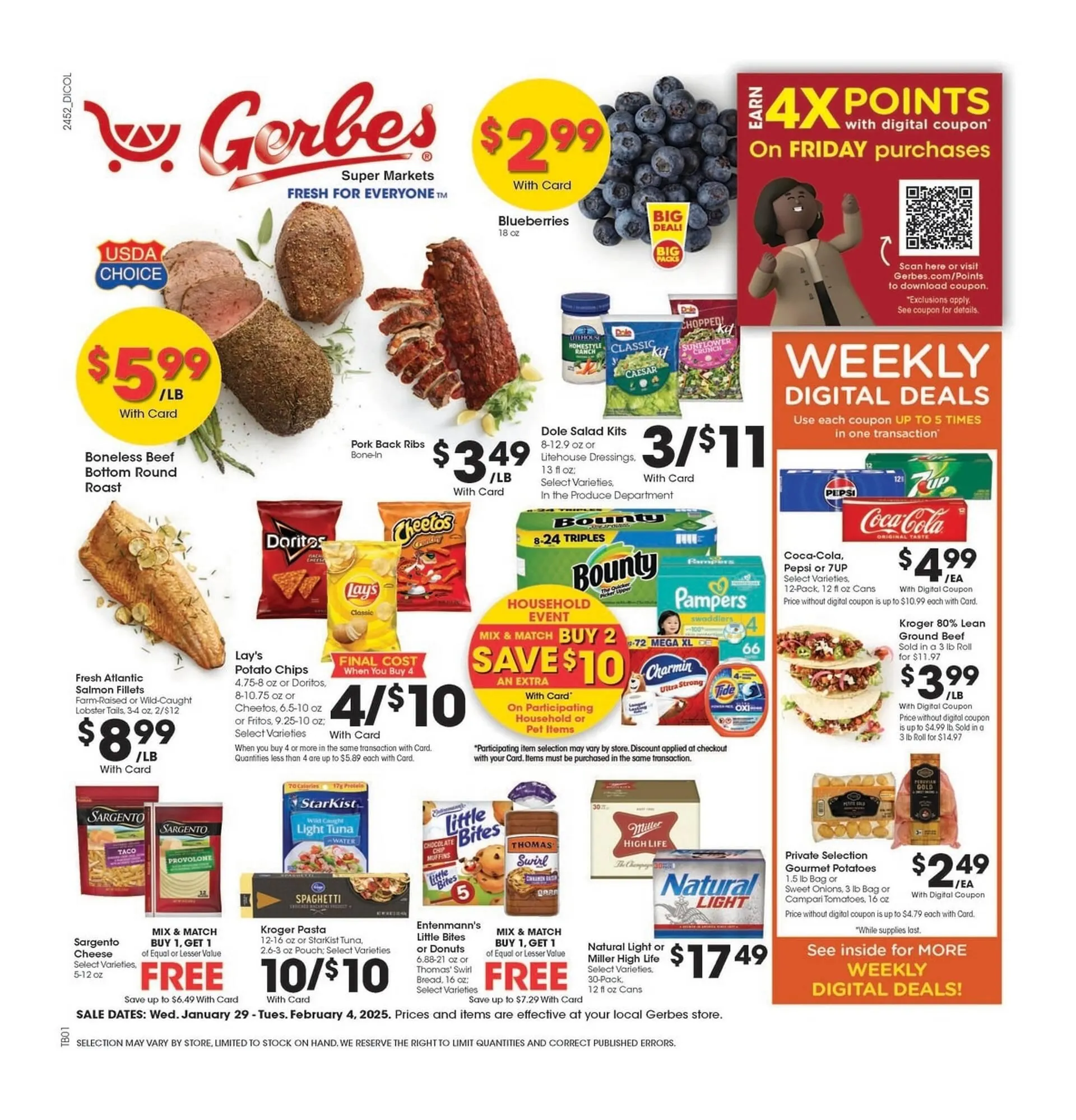 Weekly ad Gerbes ad from January 29 to February 4 2025 - Page 1