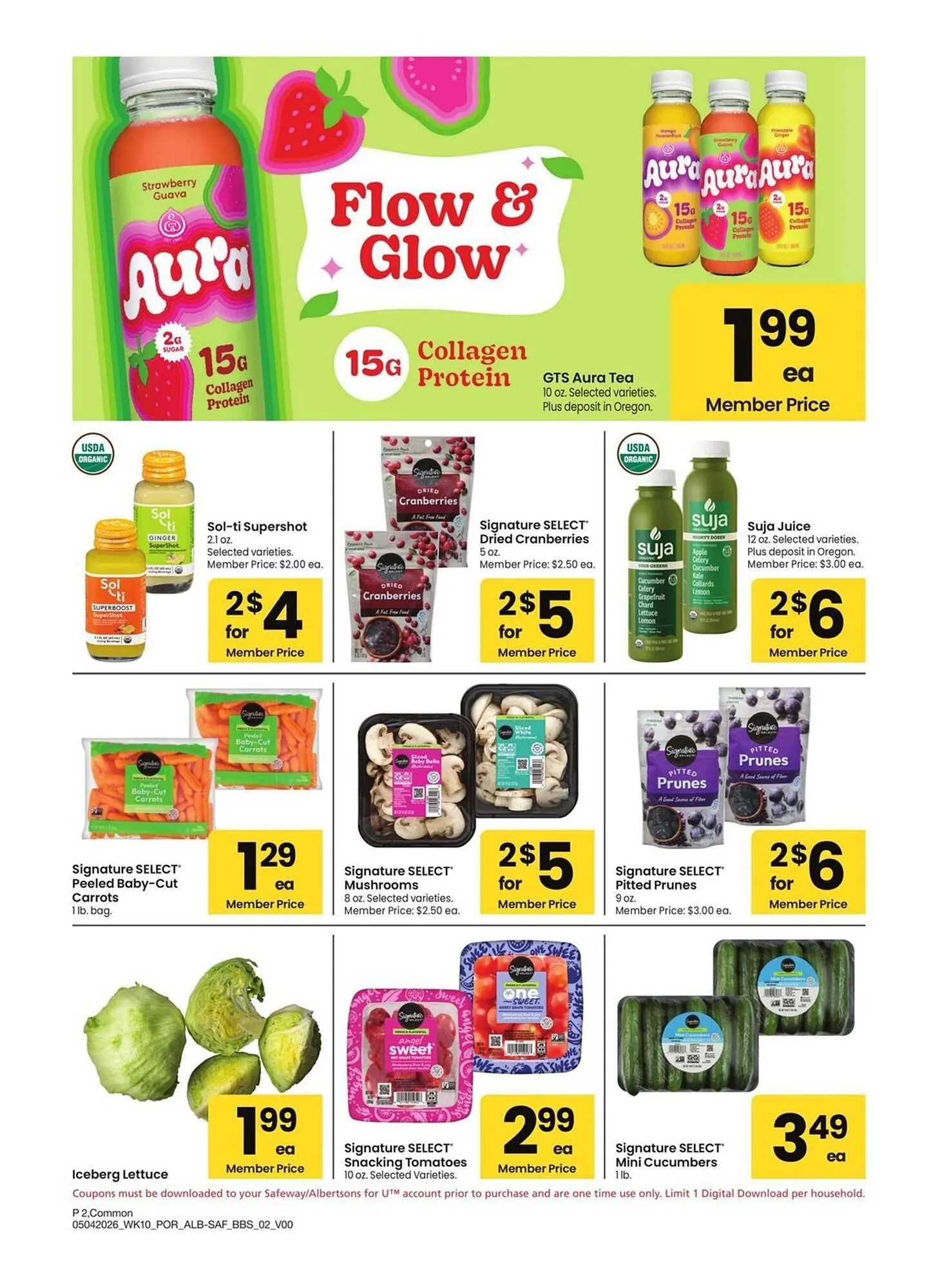 Weekly promotion Albertsons weekly ad spanning from May 4 to May 31 2026 - Page 2 for Catalogue 365