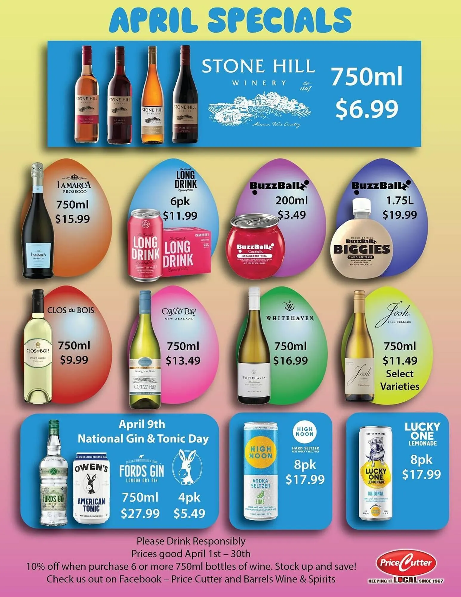 Weekly ad Price Cutter weekly ad from April 1 to April 30 2026 - Page 1