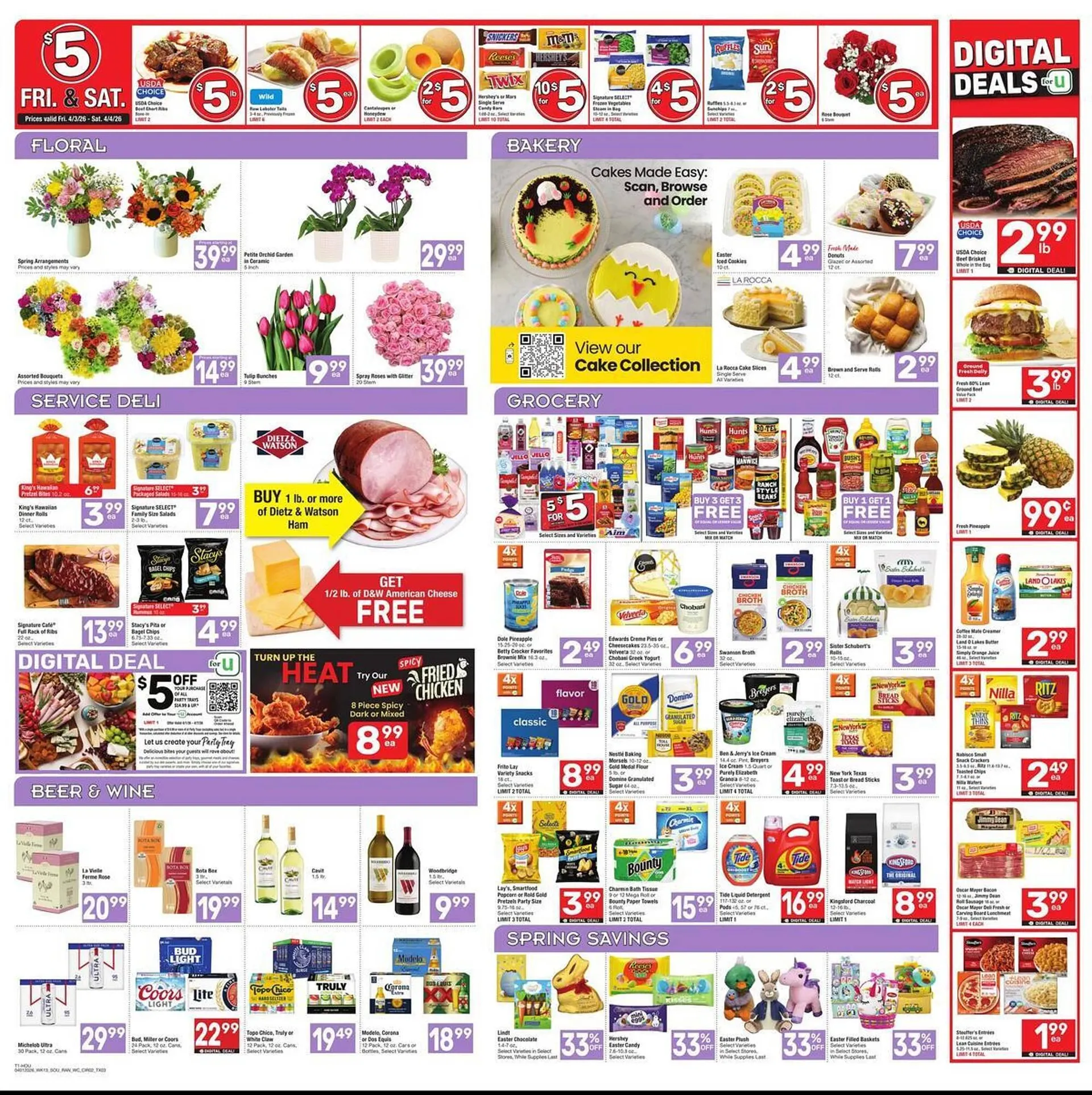 Weekly promotion Randalls weekly ad spanning from April 1 to April 7 2026 - Page 2 for Catalogue 365