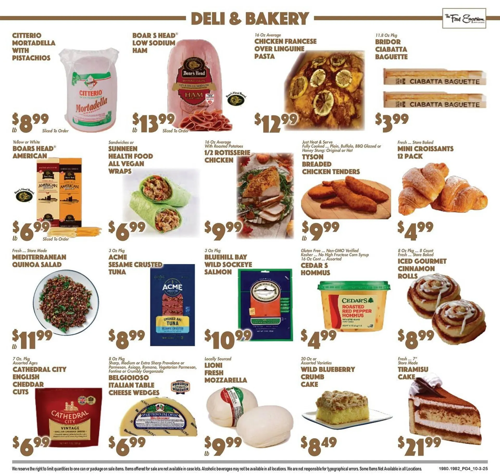 Weekly ad The Food Emporium circular from October 3 to October 9 2025 - Page 4