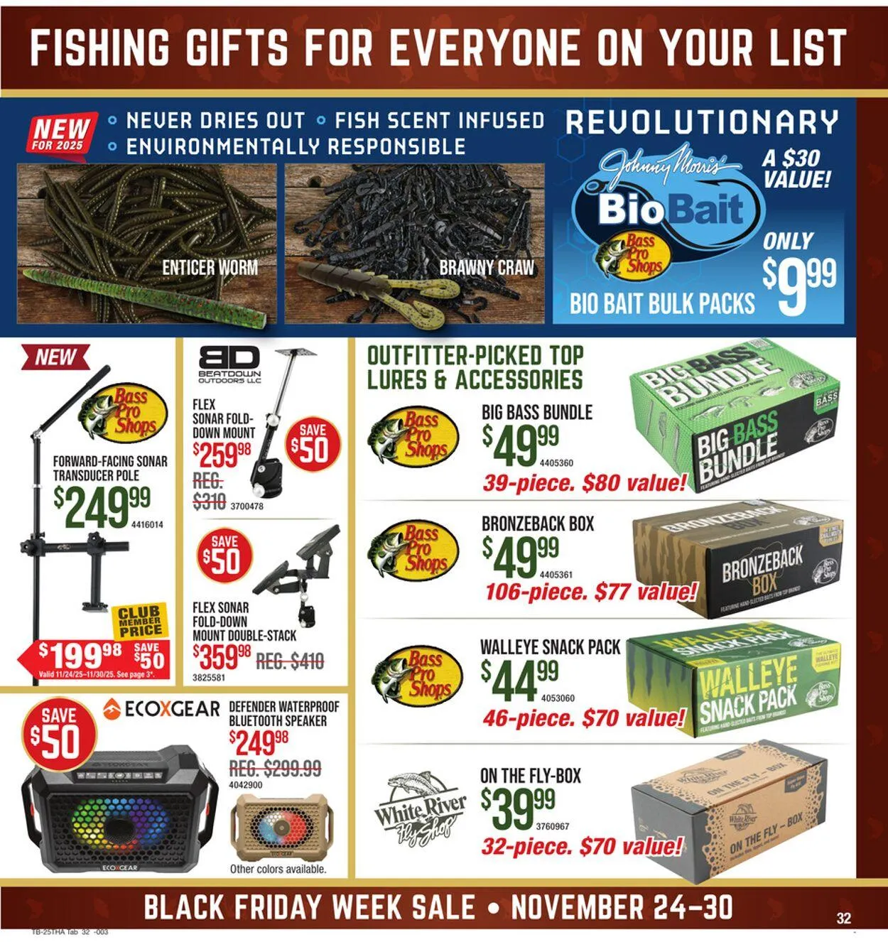 Weekly promotion Bass Pro Current weekly ad spanning from November 24 to November 30 2025 - Page 31 for Catalogue 365