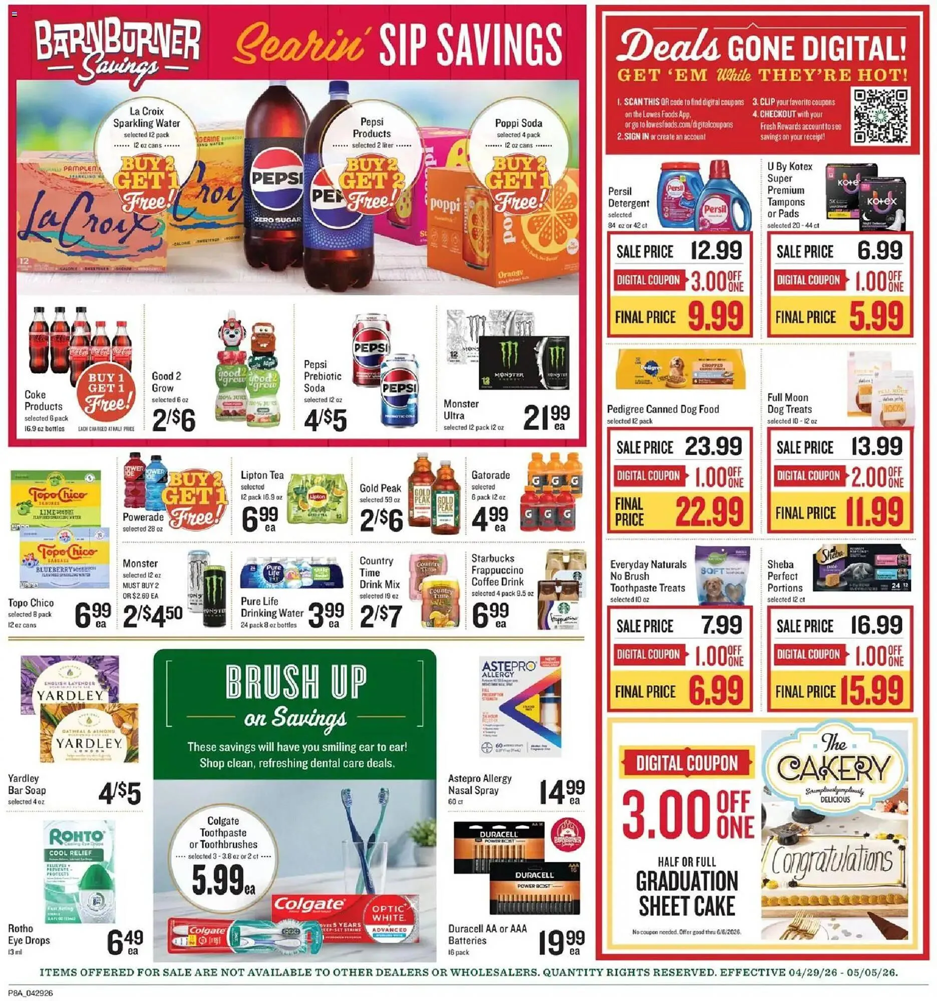 Weekly promotion Lowes Foods weekly ad spanning from April 29 to May 6 2026 - Page 13 for Catalogue 365
