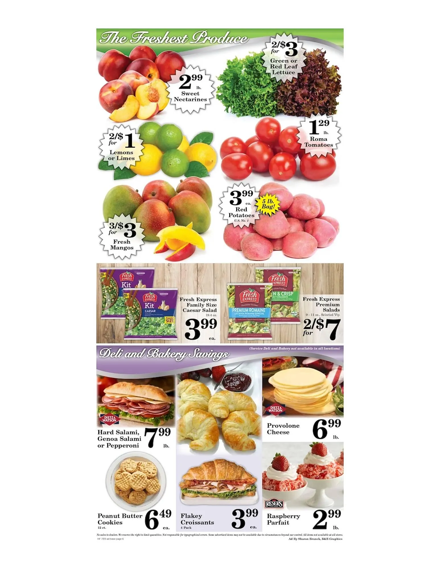 Weekly ad Harvest Foods ad from July 23 to July 29 2025 - Page 6