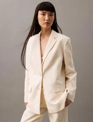 Linen Blend Blazer