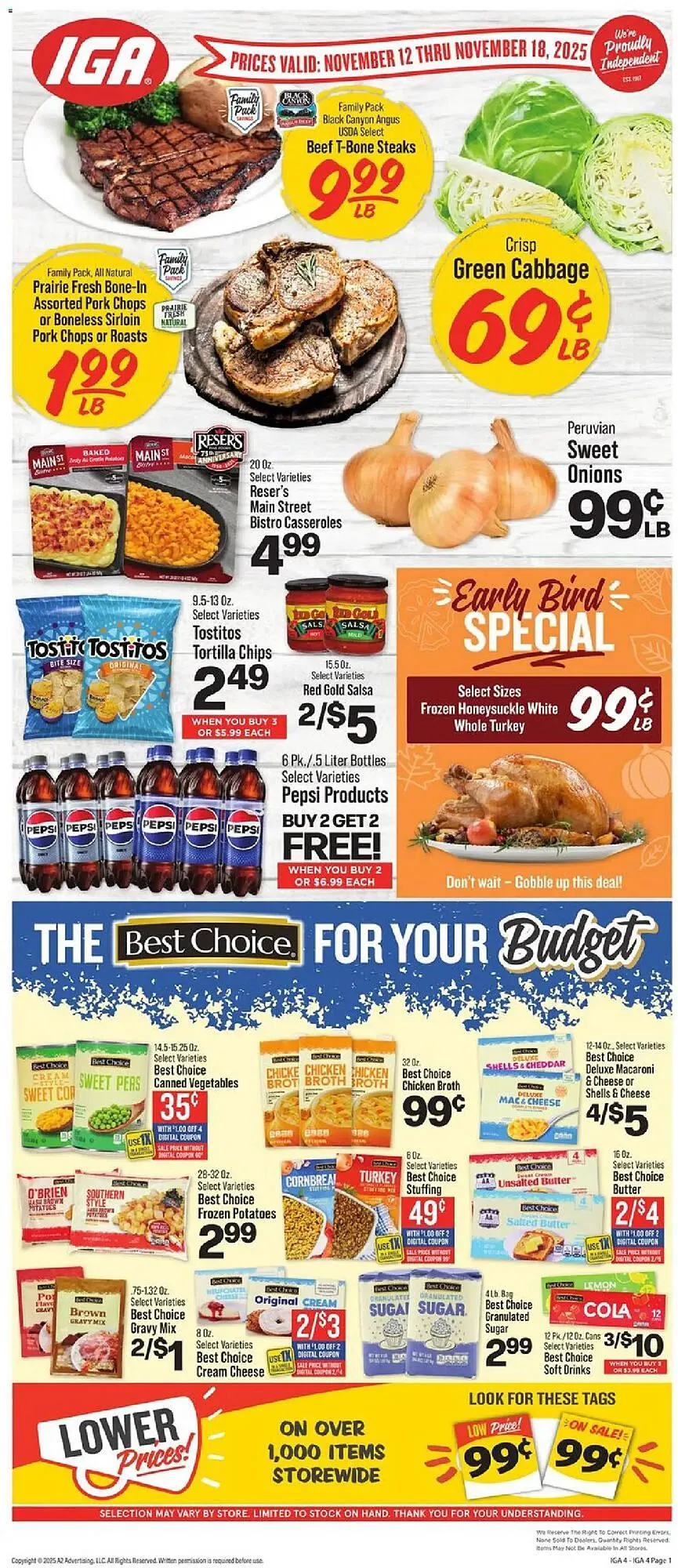 Weekly ad IGA weekly ad from November 12 to November 18 2025 - Page 1