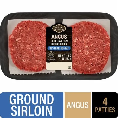 Private Selection® 90/10 Angus Ground Beef Patties