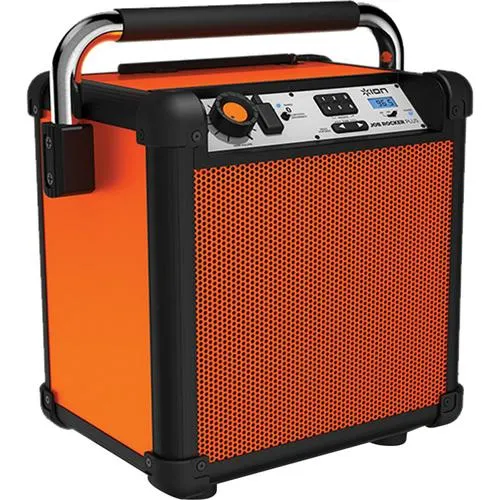 Ion Audio Portable Heavy-Duty Jobsite Bluetooth Speaker Refurbished - IPA74OR - Open Box