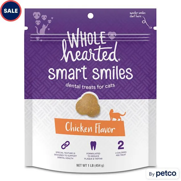 WholeHearted Chicken Flavor Cat Dental Treats, 16 oz.
