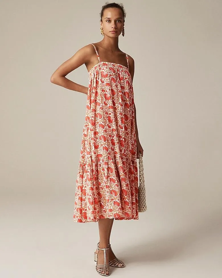 SZ Blockprints™ X J.Crew tiered dress