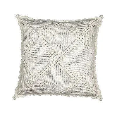 Sonoma Goods For Life® Ivory Crochet Throw Pillow