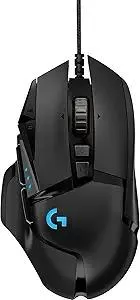 Logitech G502 Hero Gaming Mouse (MR0076, 910-005571) - 25,600 DPI, 4K Video Capture