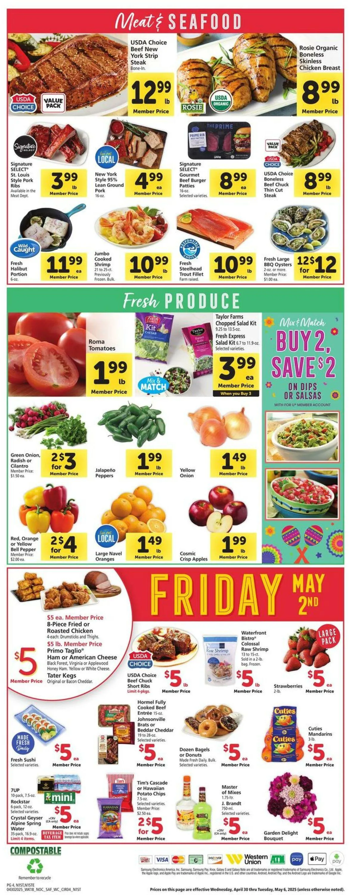 Weekly ad Safeway Current weekly ad from April 30 to May 6 2025 - Page 6