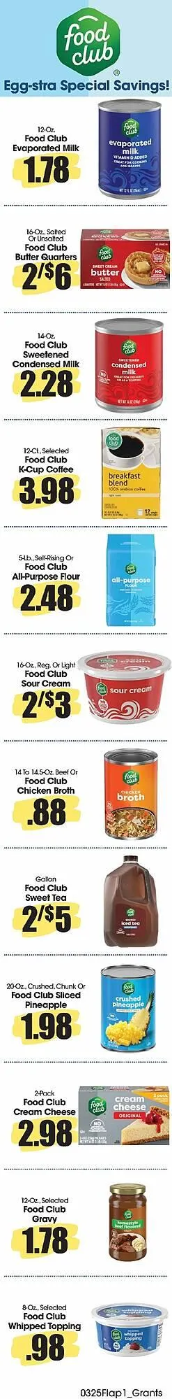Weekly ad Grants Supermarket weekly ad from March 25 to March 31 2026 - Page 1