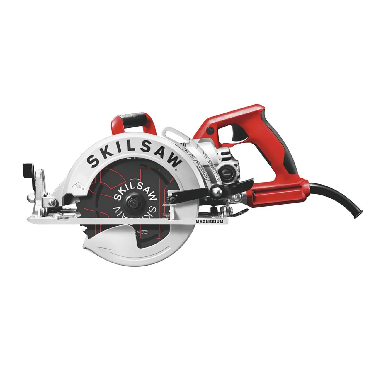 SPT77WML-01 Circular Saw, 15 A, 7-1/4 in Dia Blade, 13/16 in Arbor, 53 deg Bevel
