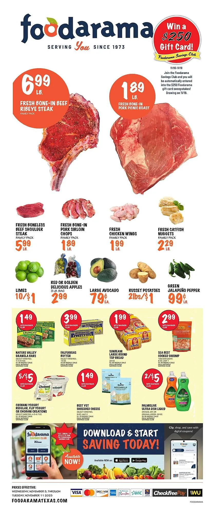 Weekly ad Foodarama weekly ad from November 5 to November 11 2025 - Page 1