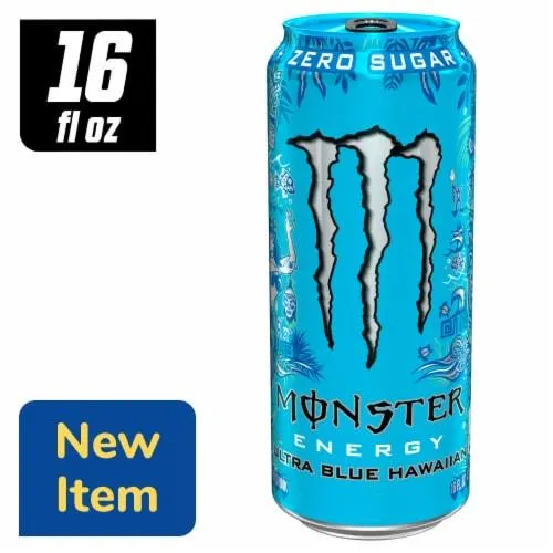 Monster® Zero Sugar Ultra Blue Hawaiian Energy Drink Can