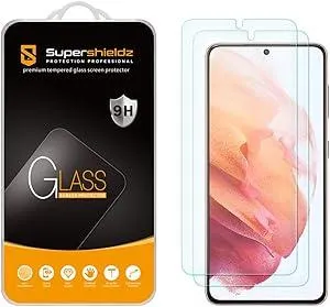 Supershieldz (2 Pack) Designed for Samsung Galaxy S21 5G Tempered Glass Screen Protector, Anti Scratch, Bubble Free