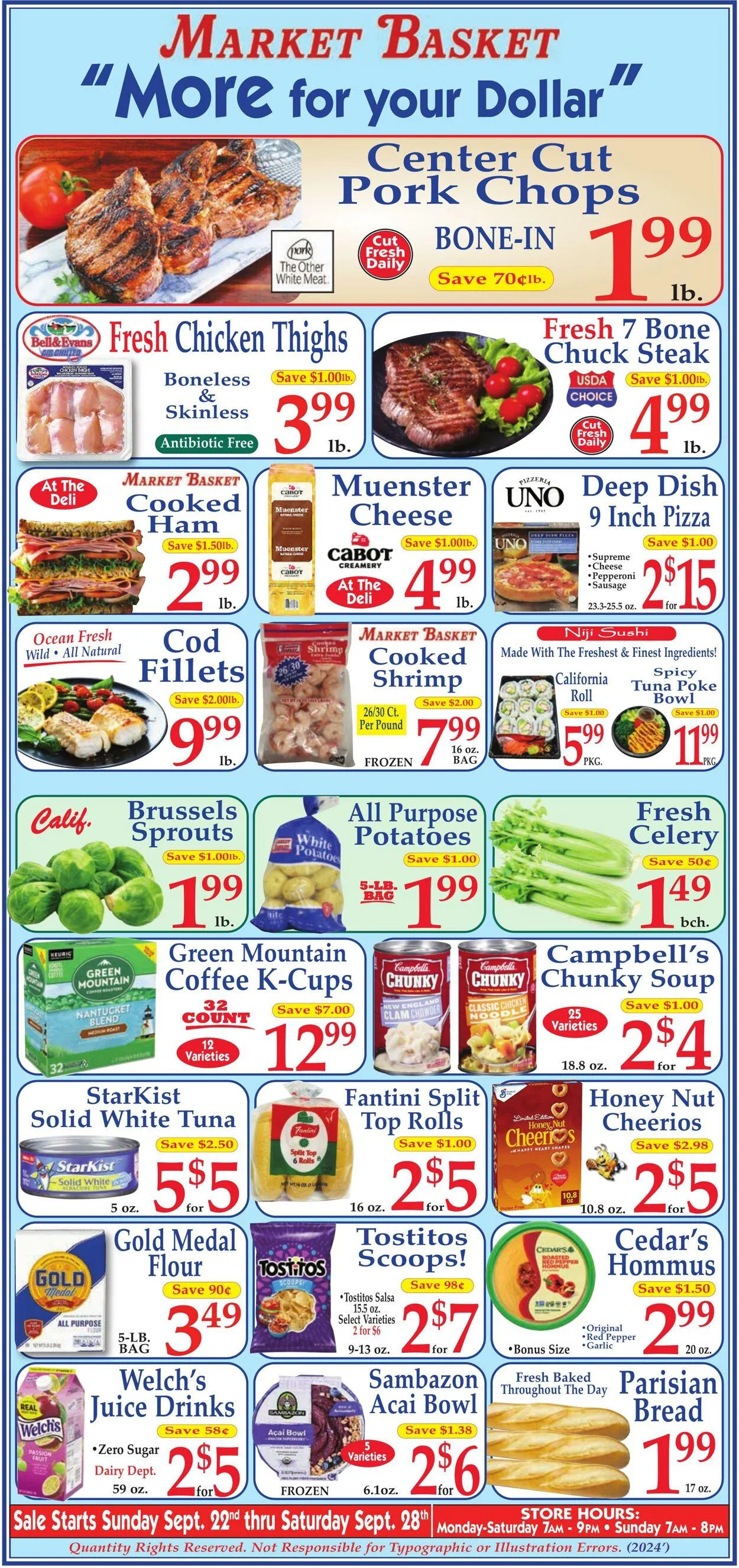Weekly ad Market Basket from October 22 to September 28 2025 - Page 1