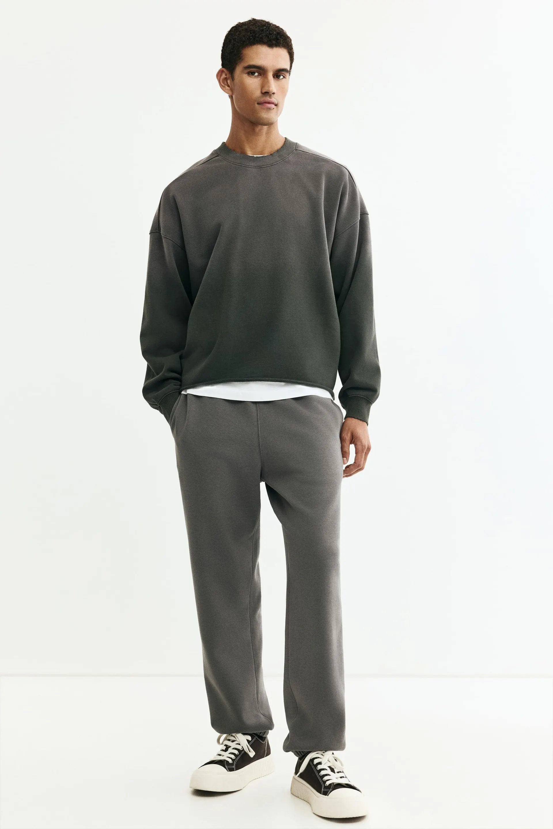 Pantalon en molleton Coupe décontractée