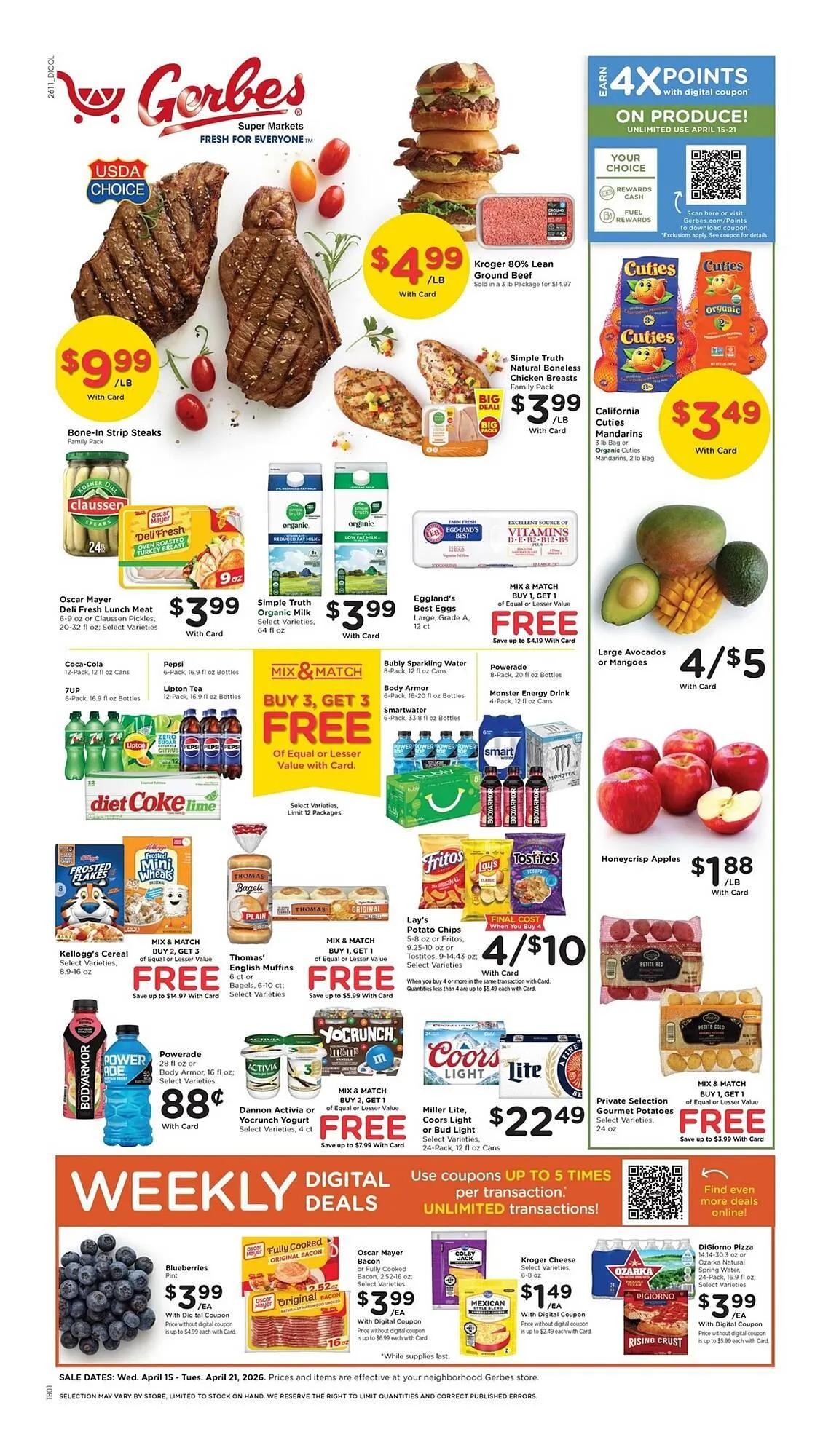 Gerbes weekly ad - 1