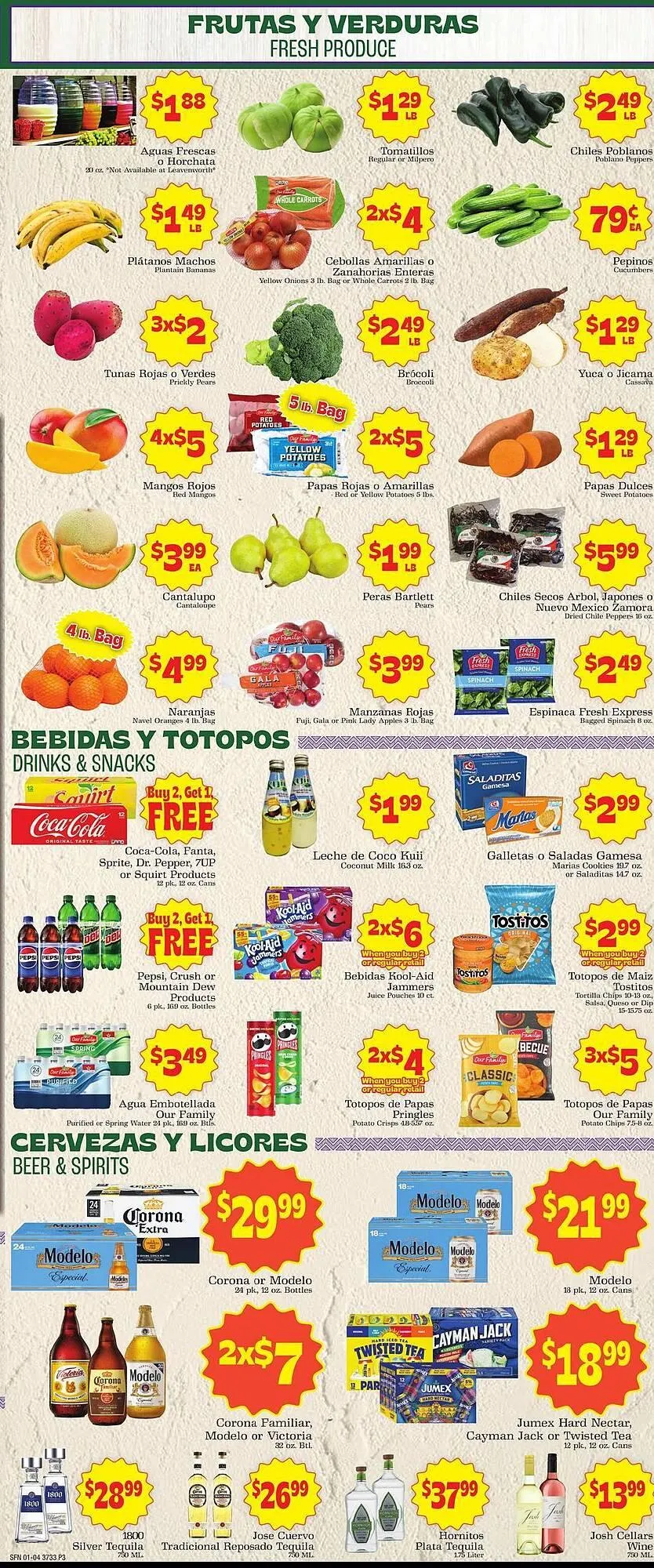 Weekly ad Supermercado Nuestra Familia weekly ad from January 4 to January 10 2026 - Page 3