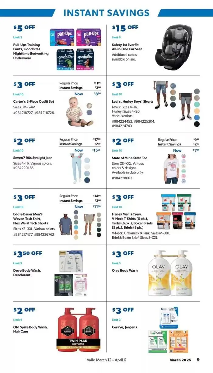 Weekly ad Sam's Club Weekly ad from March 12 to April 6 2025 - Page 9