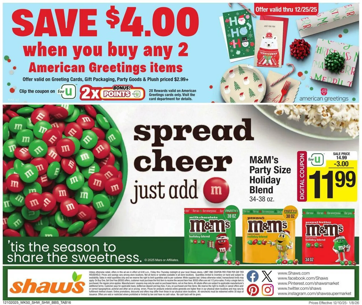 Weekly ad Shaws from December 10 to January 8 2026 - Page 16