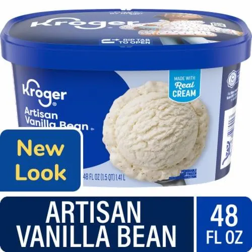 Kroger® Artisan Vanilla Bean Ice Cream Tub