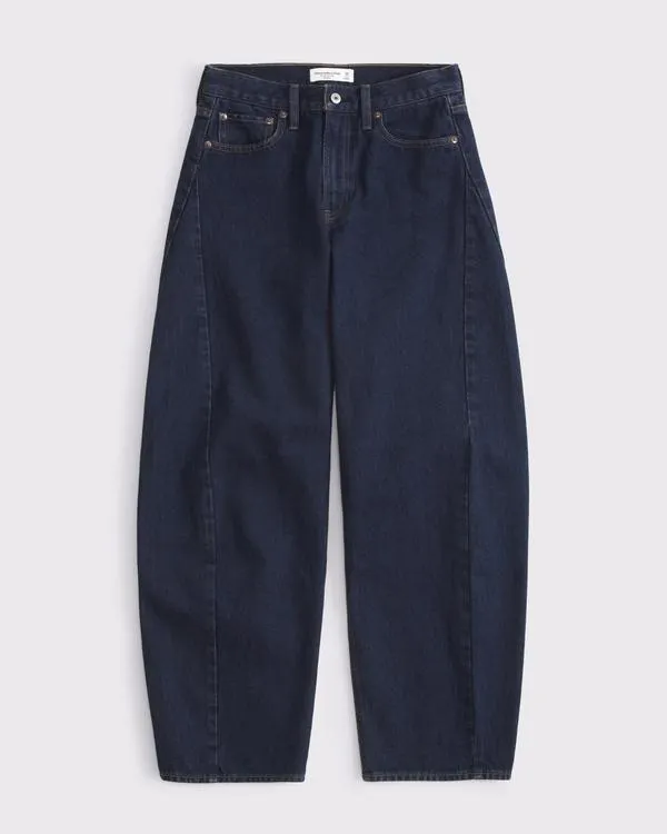 Curve Love Mid Rise Barrel Jean