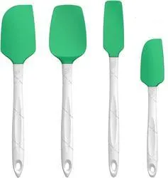 Mistralli® 4-Piece Silicone Spatula Set - Green