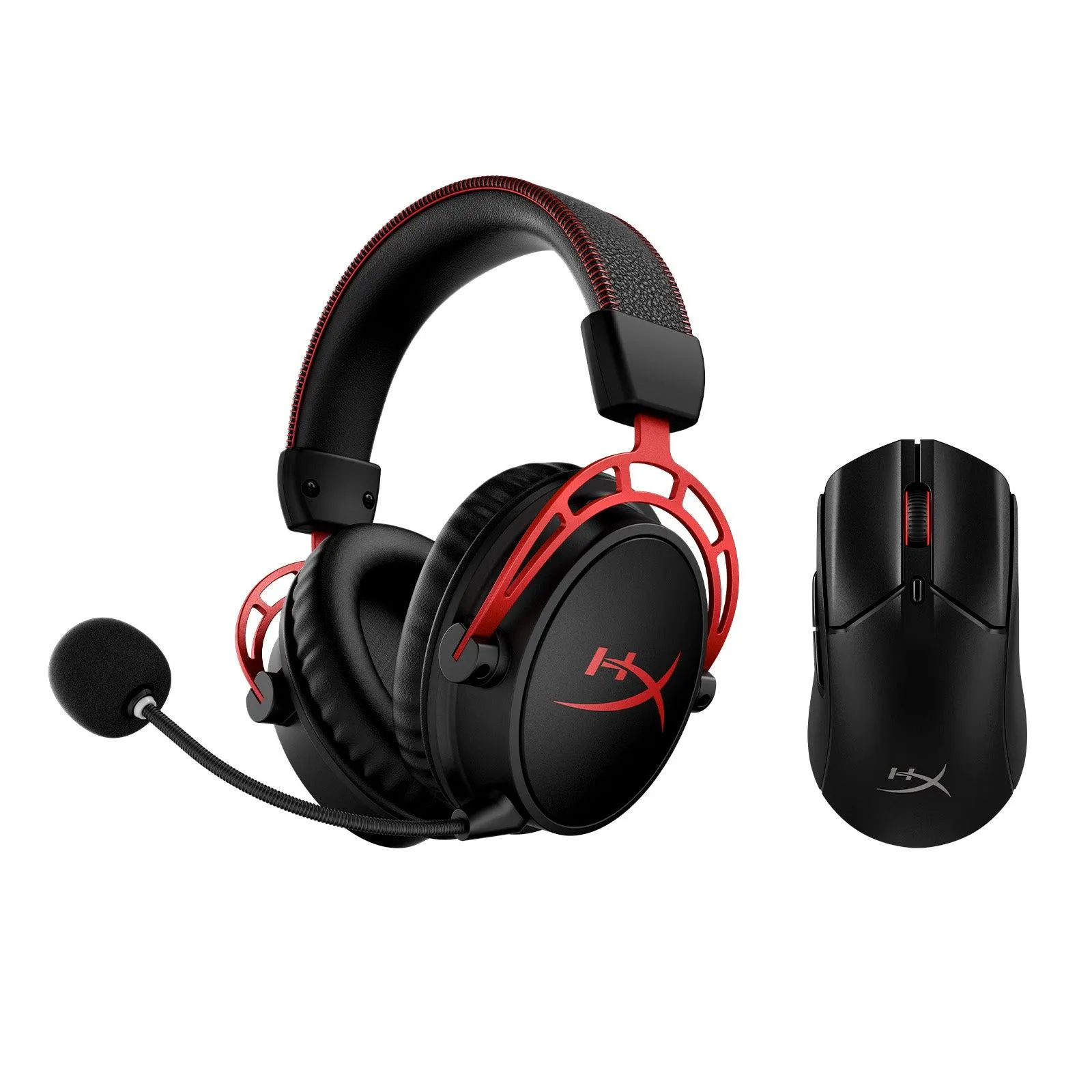 Wireless Gaming Bundle - Cloud Alpha Wireless Headset, Pulsefire Haste 2 Wireless Mouse