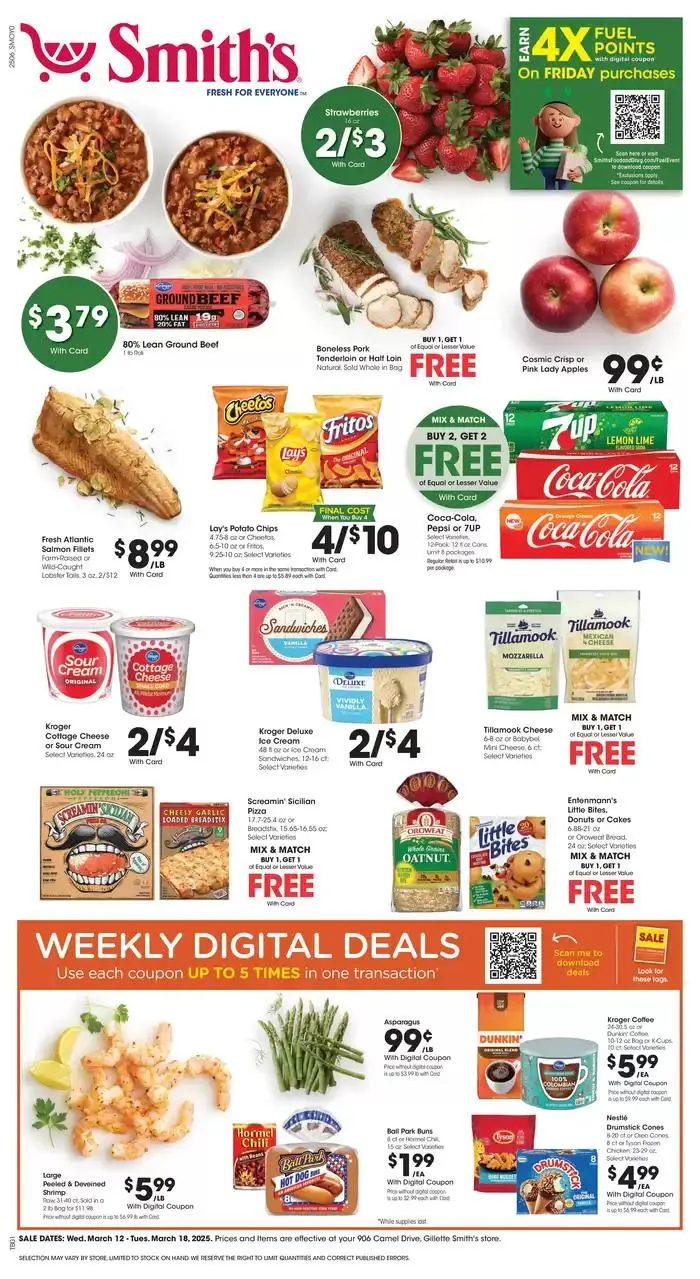 Weekly ad Top offers for smart savers from March 12 to March 18 2025 - Page 1