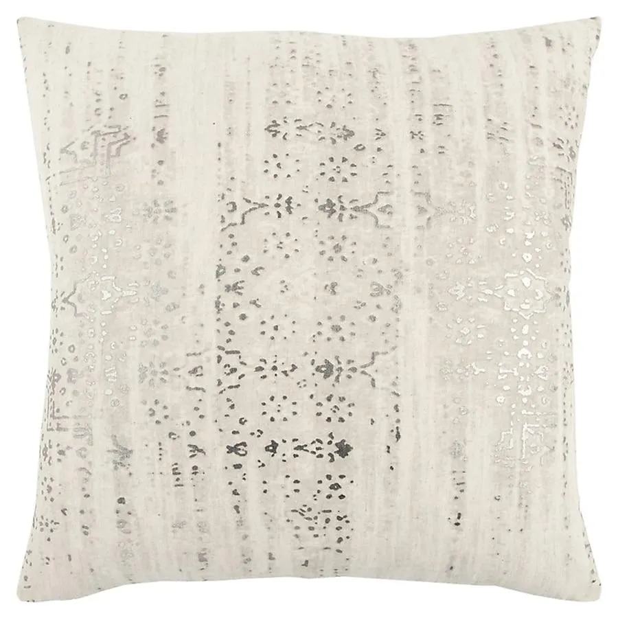 HomeRoots 20-in x 20-in Natural Square Indoor Decorative Pillow