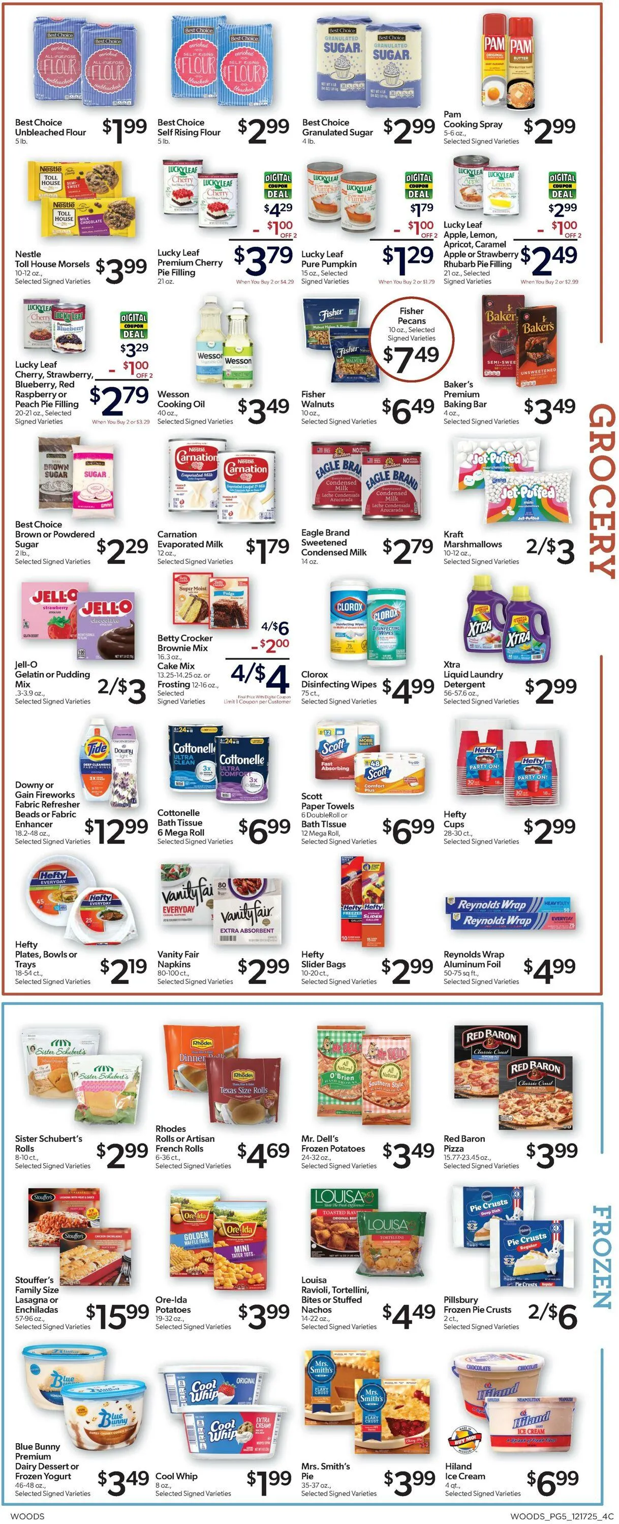 Weekly ad Woods Supermarket from December 17 to December 31 2025 - Page 5
