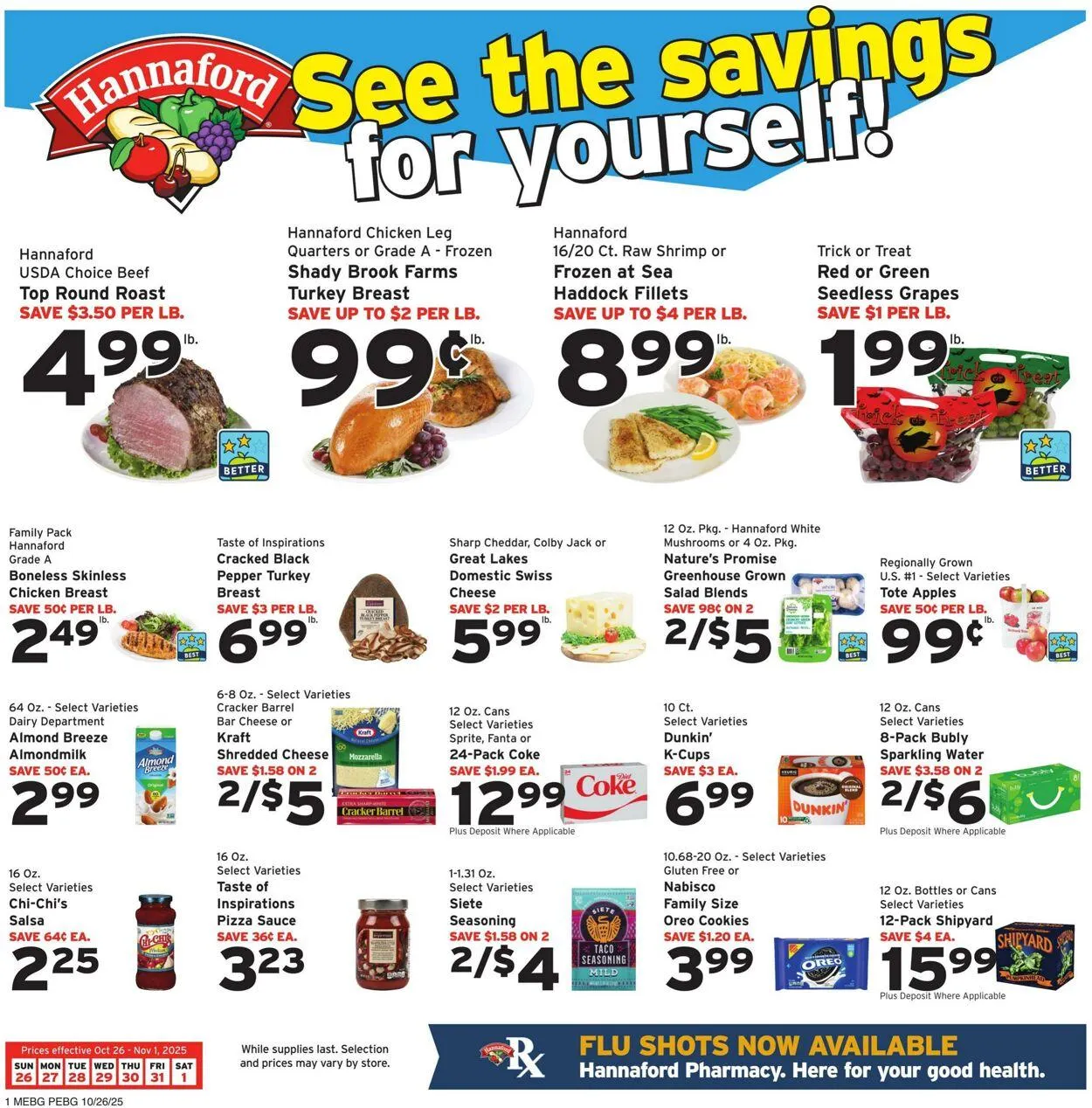 Hannaford Current weekly ad - 1