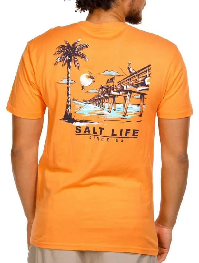 Salt Life Mens Short Sleeve Pierside Graphic Tee