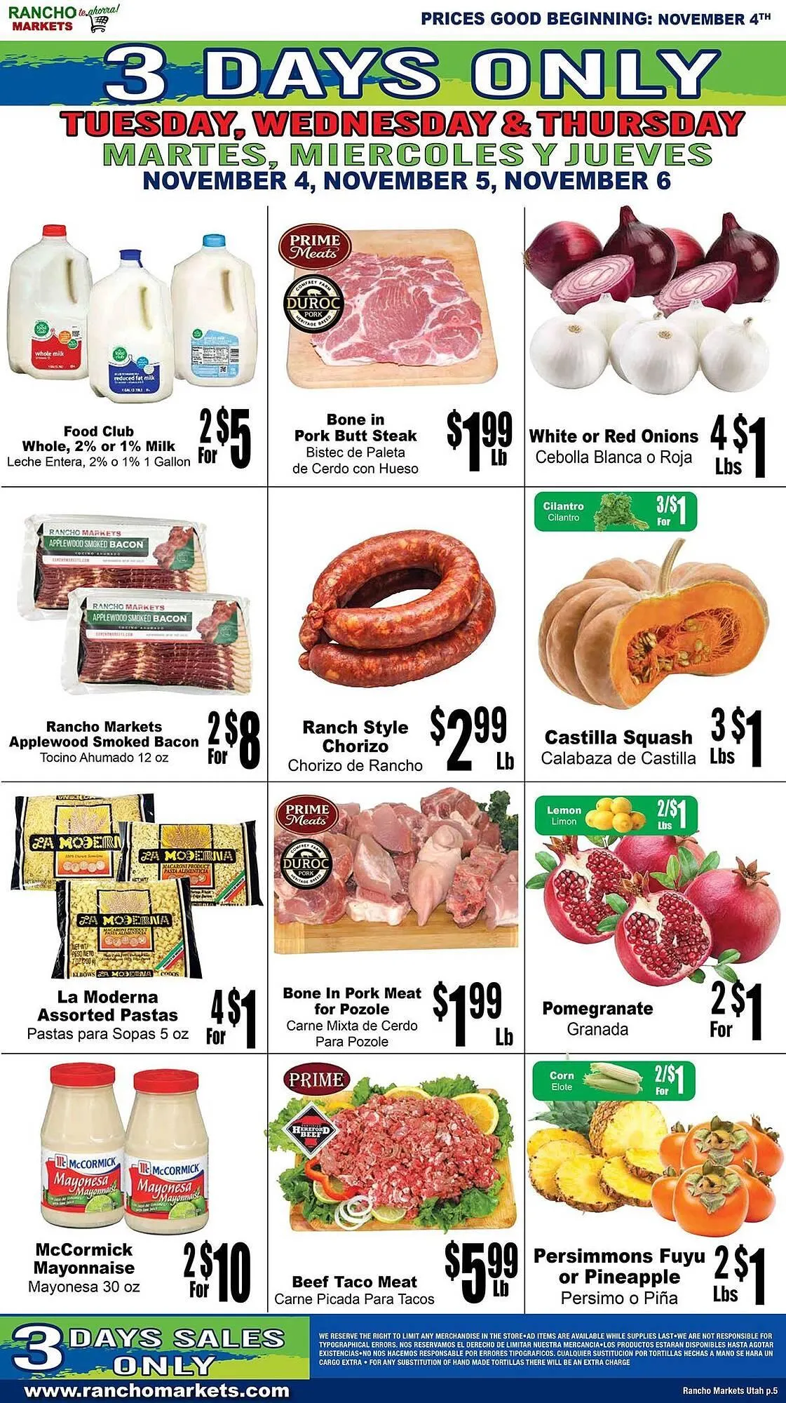 Weekly ad Rancho Markets weekly ad from November 4 to November 10 2025 - Page 5