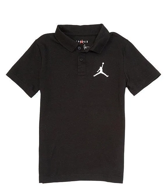 Big Boys Short Sleeve Jumpman Air Pique Polo Shirt