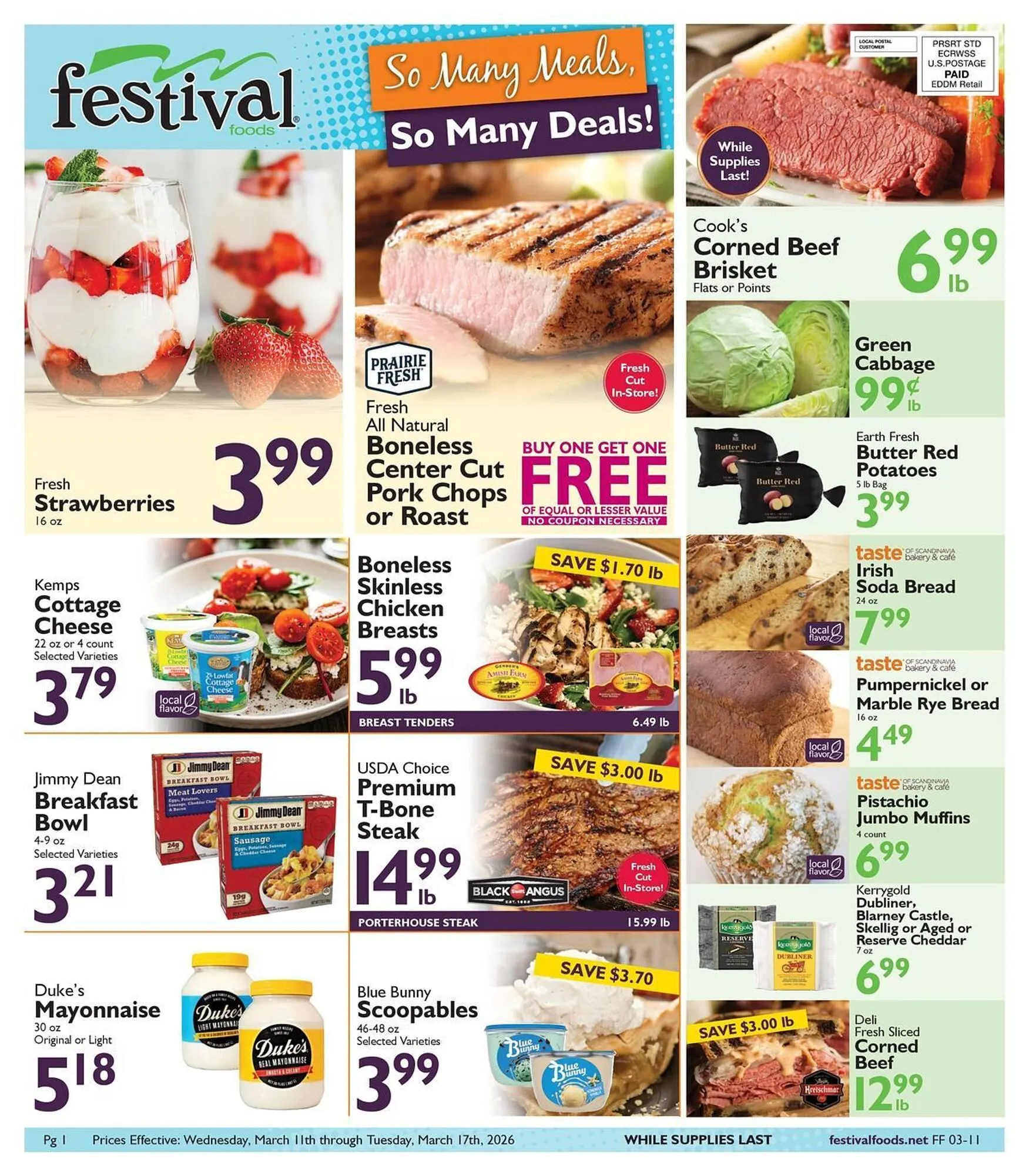 Weekly ad Festival Foods weekly ad from March 11 to March 17 2026 - Page 1