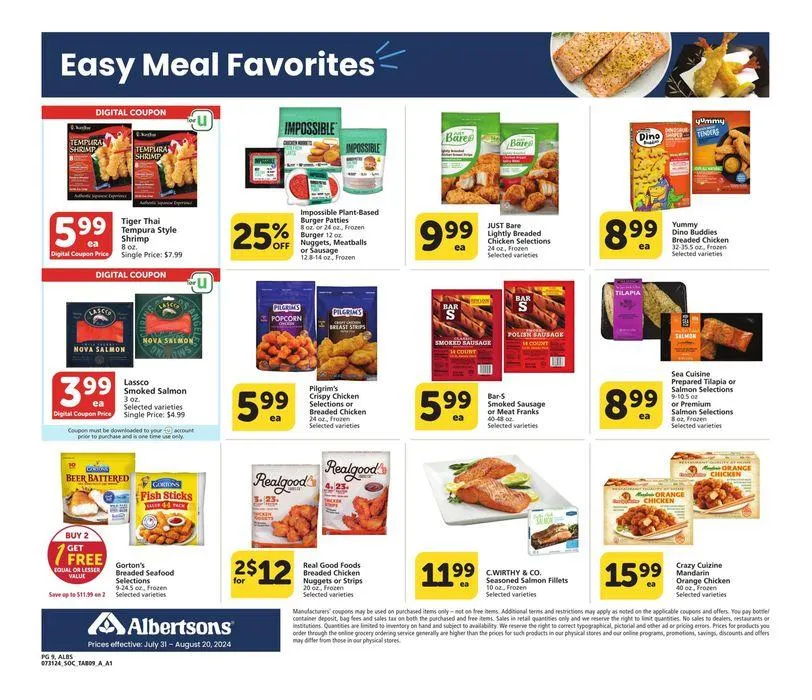 Weekly ad Albertsons - SoCal - BBS from July 31 to August 20 2024 - Page 9