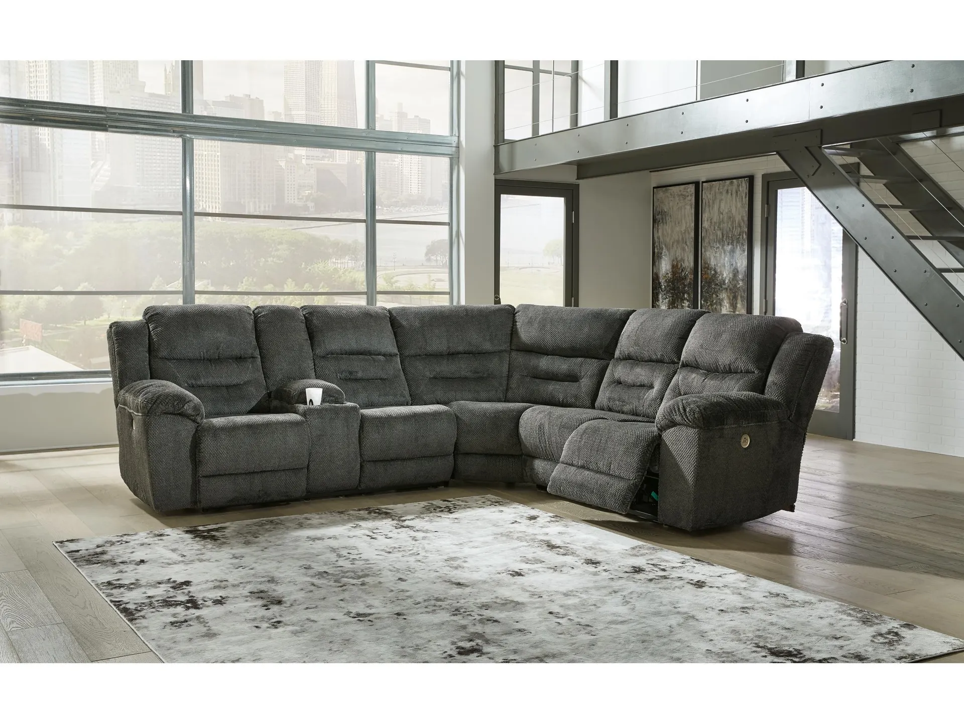 Nettington 3-Piece Power Reclining Sectional