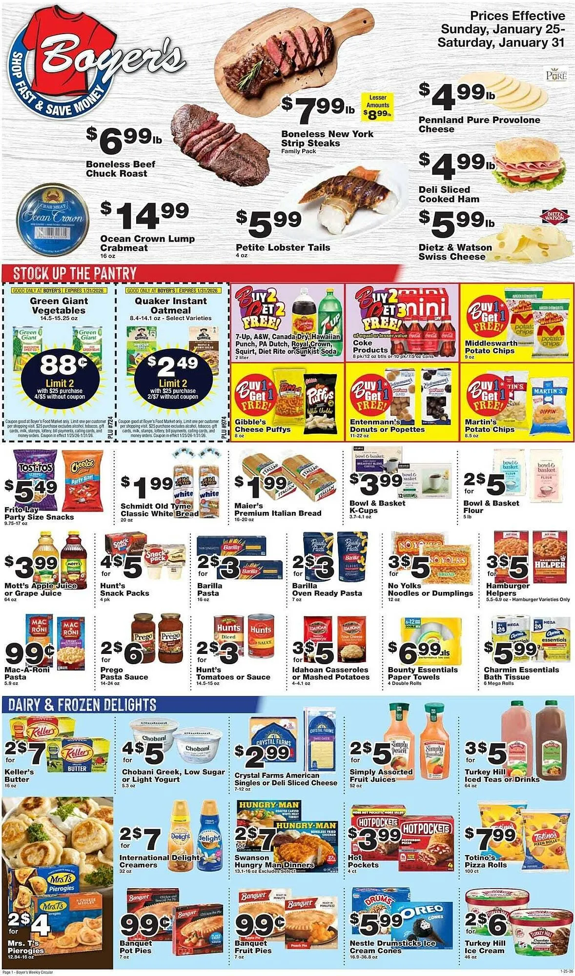 Boyers Food Markets weekly ad - 1