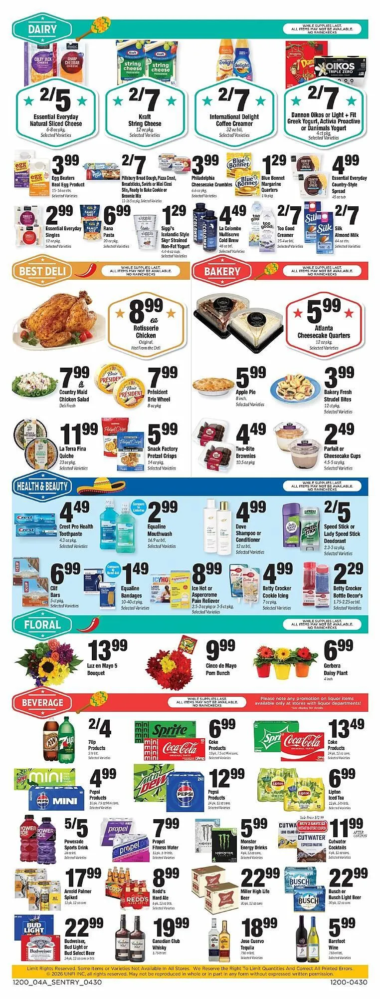 Weekly ad Sentry weekly ad from April 30 to May 6 2026 - Page 4