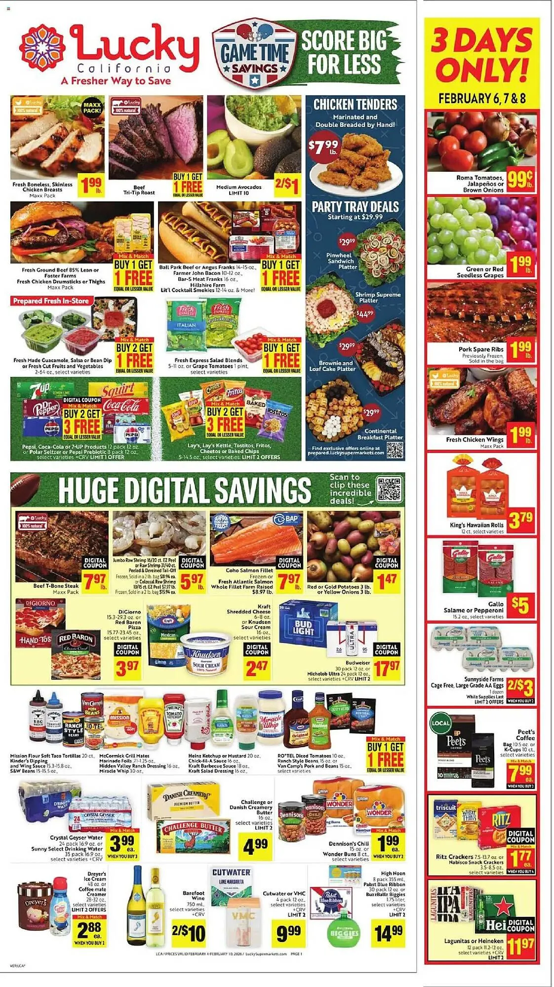 Weekly ad Lucky Supermarkets weekly ad from February 4 to February 11 2026 - Page 1
