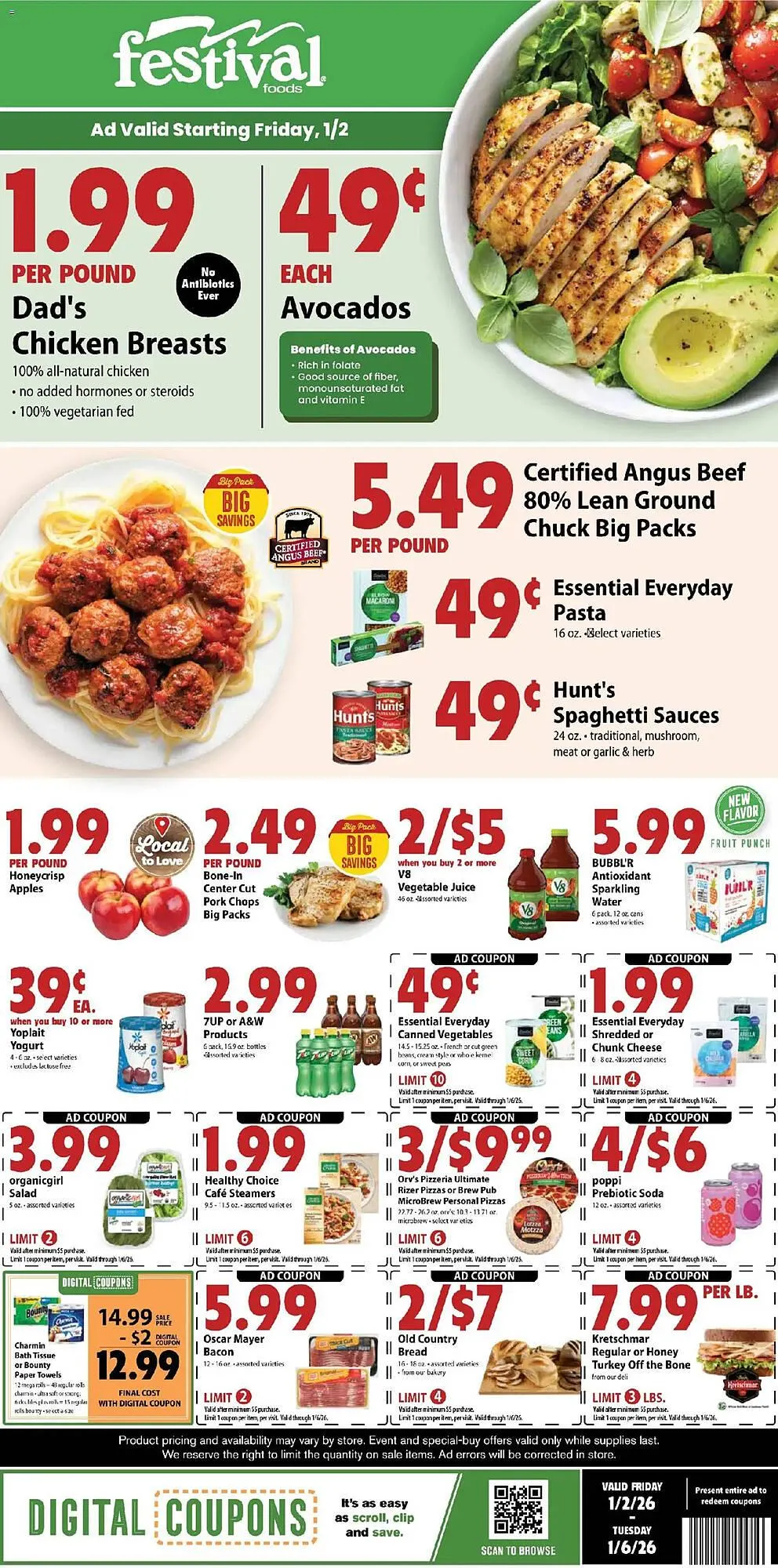 Weekly ad Festival Foods weekly ad from January 2 to January 6 2026 - Page 1